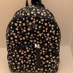 Kate Spade Karissa Large Nylon Navy Backpack NEW